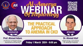 The practical approach to anemia in CKD by Dr Ahmed Atef [upl. by Neyu]