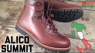 Alico Summit Old School Italian Hiking Boots  6quot Backpacking Boots Model 61270 [upl. by Eirovi664]