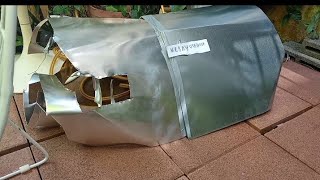 sheet metal airplane homemade V0552 Method [upl. by Goetz133]