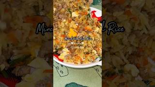 Minced Pork Fried Rice nasigoreng friedrice food [upl. by Kenn187]