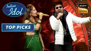 Sanam Mere Humraaz पर Senjuti और HR की धमाकेदार Singing  Indian Idol Season 13  Top Picks [upl. by Neelik]