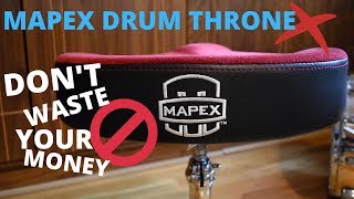 Mapex Drum Throne Review [upl. by Kermie]