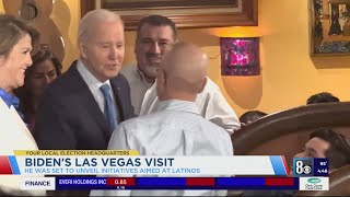 Bidens Las Vegas visit [upl. by Dralliw406]