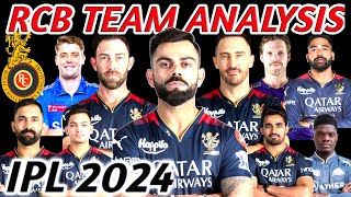 RCB Team and Auction Analysis IPL 2024 Will The Fortunes Change for RCB This Year [upl. by Australia389]