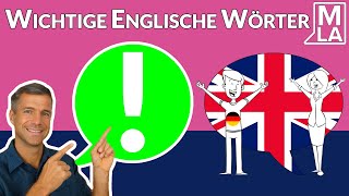 🇬🇧 Englisch für Anfänger  10 Wichtige Englische Wörter  Marcus´ Language Academy [upl. by Oribella]