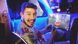 I Spent the Night in a Gaming Car with My Girlfriend amp It Was Actually Awesome BEST GAMING SETUP [upl. by Mumford]