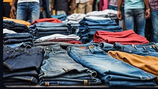 Gandhi Nagar Market Delhi  Jeans Market Delhi [upl. by Sedecram]