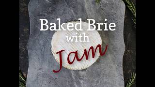 Holiday Baked brie with Jam [upl. by Fancie]