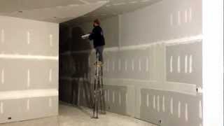 Tall Stilts for drywall [upl. by Jalbert353]