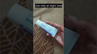 Benzoyl peroxide gel 25  result in one week  acnetreatment skincare reviewlist shorts [upl. by Ticon]