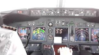 Ryanair landing iin Dublin cockpit view [upl. by Ewnihc]