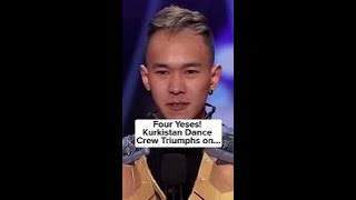 Four Yeses Kurkistan Dance Crew Triumphs on AGT [upl. by Nillek195]