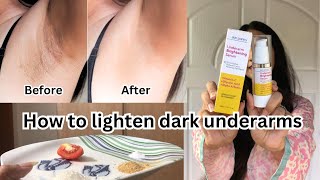 How to remove darkness from underarms underarms bodycare skinbrightening [upl. by Ilegna847]