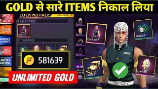 Demon Slayer New Gold Royal Free Fire  Unlimited Gold Coins Trick Free Fire  Ff new Gold Royal [upl. by Lelia]