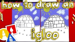 How To Draw An Igloo [upl. by Enileuqaj49]