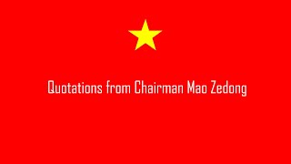 Quotations from Chariman Mao Full Audiobook The Little Red Book [upl. by Nuli739]