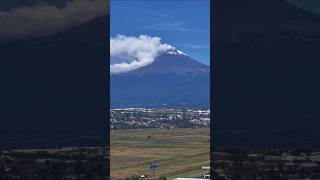 Fumarola del volcan Popocatépetl hoy 10 de Octubre de 2024 [upl. by Piotr]