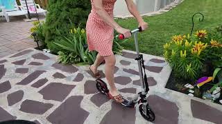 HUDORA Scooter for Family Kids amp Adults Review [upl. by Sidnarb]