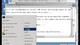 TSM Server 634 Installation and Configuration Steps [upl. by Esiuolyram]