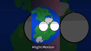 Earth to Pangea to Mesozoic solarballs animation firstshortvideo [upl. by Finbar126]