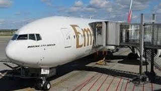 EMIRATES ECONOMY CLASS  Boeing 777300er DXBHAM [upl. by Chrisse]