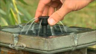 Stepped Slate Water Fountain by Smart Solar [upl. by Aisatal]