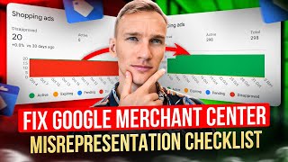 Fix Google Merchant Center Misrepresentation Easy Checklist [upl. by Peckham]