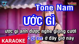 KARAOKE Ước Gì Tone nam  Nhan KTV [upl. by Anavi85]