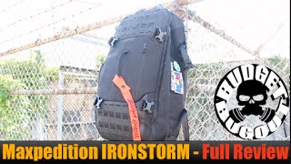 Maxpedition IRONSTORM  A Tactical Military Backpack Or A Versatile Bug Out Bag [upl. by Assille]