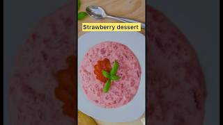 Strawberry Dessert  Strawberry cream recipe lifewithfatima9833 foodfusion babafoodrrc [upl. by Elram]