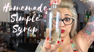 HOW TO MAKE SIMPLE SYRUP Tips amp Instructions on simple syrup [upl. by Nilya765]