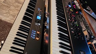 Studiologic Numa x piano GT vs Yamaha CP88 extended review [upl. by Naujej47]