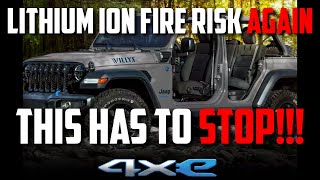 Jeep Hybrid Fire Risk is REAL  This has to stop [upl. by Broucek]