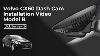 Mangoal Volvo XC60 Model B Dash cam installation [upl. by Assilev734]