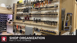 Shop Organization  Part 2 Tool Storage [upl. by Bubb]