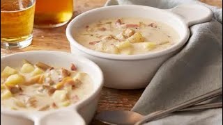 How to Make the Best New England Clam Chowder ClamChowder ComfortFood [upl. by Hodess]