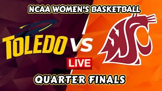 TOLEDO ROCKETS VS WASHINGTON STATE COUGARS  2024 NCAA WOMENS BASKETBALL CHAMPIONSHIP  LIVE SCORE [upl. by Anig]