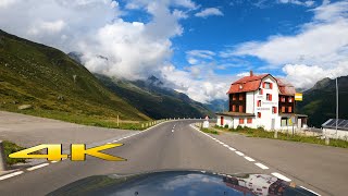 Furka Pass Scenic Drive Switzerland 4K 60P 🇨🇭 [upl. by Lattonia]