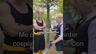 Winter Costume Cosplay Cosplayer Cosplayers CosplayShorts ComicCon DragonBallZCosplay DBZ [upl. by Braynard]