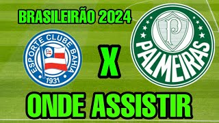 BAHIA X PALMEIRAS ONDE ASSISTIR ONDE VAI PASSAR BAHIA X PALMEIRAS 20112024 QUE HORAS VAI SER [upl. by Lamonica]