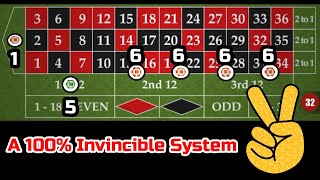 A 100 Invincible System Win At Roulette [upl. by Carl786]