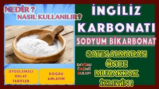 İngiliz Karbonatı Nedir Alkali Su Nasıl Hazırlanır İngiliz Karbonatı ile Zayıflanır mı [upl. by Nymassej805]