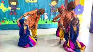 Rangeelo maro dholna  Amazing dance by 1st class students  Annual Function [upl. by Krutz32]