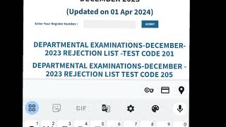 Department test December 2023 Result released details tnpscdepartmentexam departmentalexam tnpsc [upl. by Deerdre]