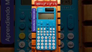 FACTORIZAR un NÚMERO con la CALCULADORA CIENTÍFICA 😎 Casio fx85 SP CW [upl. by Ambrosia926]