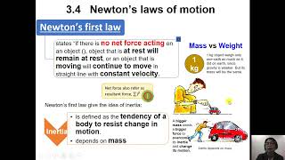 Subtopic 34 Newtons laws [upl. by Randy]