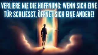 Verliere NIE die Hoffnung Wenn sich eine Tür schließt öffnet sich eine andere [upl. by Fiden]