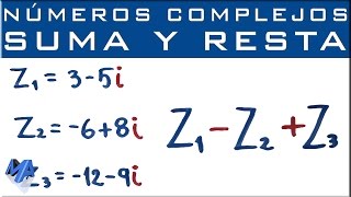 Suma y resta de números complejos  Ejemplo 2 [upl. by Nayd]