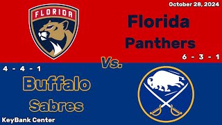 Florida Panthers vs Buffalo Sabres  October 28 2024  All Goals [upl. by Hilarius]