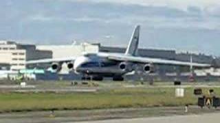 Antonov 124  KBFI Seattle [upl. by Duwalt]